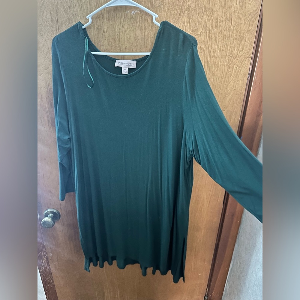 Green Long Tunic Shirt